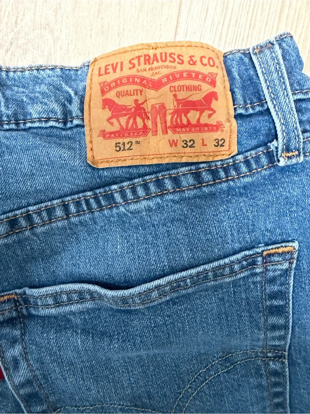 Levi's Men's Denim Jeans - Medium Blue Straight